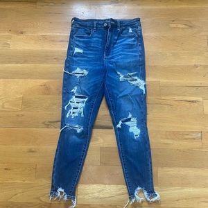American Eagle next level stretch highest rise jegging size 6xshort like new